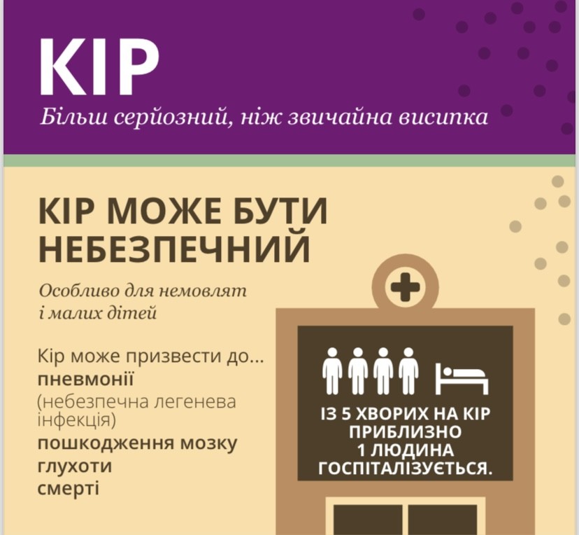 Кір більш серйозний, ніж звичайна висипка