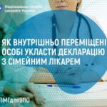 Як людині зі статусом внутрішньо переміщеної особи укласти декларацію з сімейним лікарем?