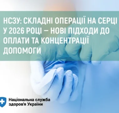 НСЗУ: складні операції на серці у 2026 році — нові підходи до оплати та  концентрації допомоги